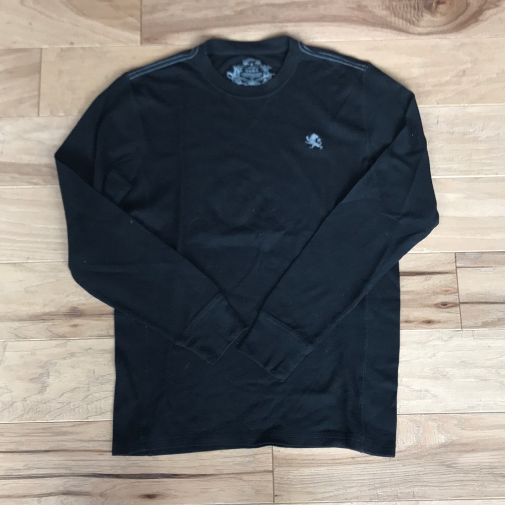 MENS Express Black Henley